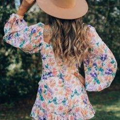 Southern Alternative Clothing Bambi Floral Bustier Romper 8 Southern Alternative Clothing Bambi Floral Bustier Romper