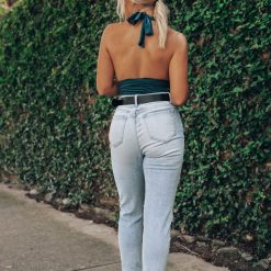Southern Alternative Holland Distressed Mom Jeans Denim
