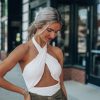 Southern Alternative Kona Halter Bodysuit (White) Bodysuits