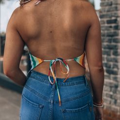 Southern Alternative Somewhere Over The Rainbow Scarf Top