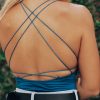 Southern Alternative Vibes Strappy Bodysuit (Teal)