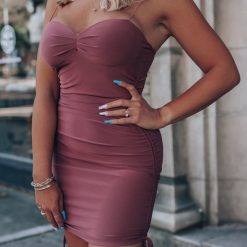 Southern Alternative Nightingale Ruched Mini Dress Dresses