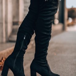 Southern Alternative Dolce OTK Boots (Black) Clothing