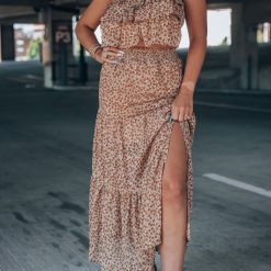 Southern Alternative Clothing Center Stage Ruffle Skirt Set (Rust)