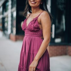 Southern Alternative Bren Lace Mini Dress (Wine) Dresses 5 Southern Alternative Bren Lace Mini Dress (Wine) Dresses