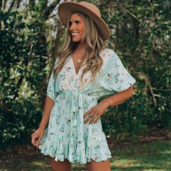Southern Alternative Clothing Botanical Mini Dress