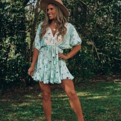 Southern Alternative Clothing Botanical Mini Dress