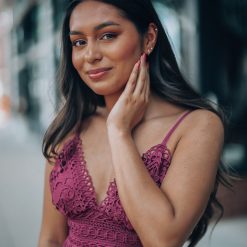 Southern Alternative Bren Lace Mini Dress (Wine) Dresses 7 Southern Alternative Bren Lace Mini Dress (Wine) Dresses