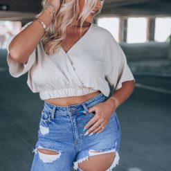 Southern Alternative Bittersweet Wrap Crop Top