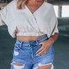 Southern Alternative Bittersweet Wrap Crop Top