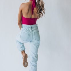 Southern Alternative Clothing Kona Halter Bodysuit (Hot Pink) 12 Southern Alternative Clothing Kona Halter Bodysuit (Hot Pink)