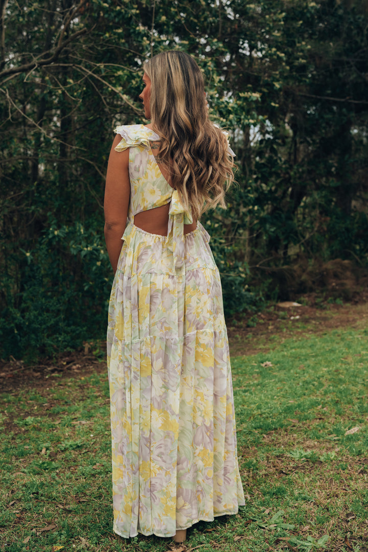 Southern Alternative Gardenia Floral Maxi Dress Dresses Southern Alternative Gardenia Floral Maxi Dress Dresses