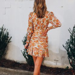 Southern Alternative Dresses Sunset Skies Floral Mini Dress