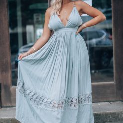 Southern Alternative Clothing At First Glance Maxi Dress (Sage)