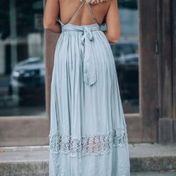 Southern Alternative Clothing At First Glance Maxi Dress (Sage)