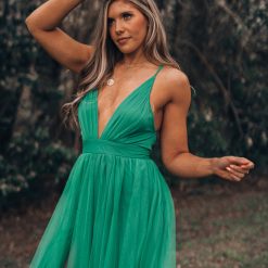 Southern Alternative Dresses Love Spell Gown (Emerald)