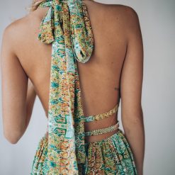 Southern Alternative Virgin Islands Maxi Dress (Green) Dresses