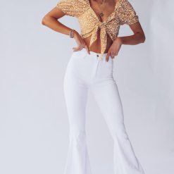 Southern Alternative Nadine Leopard Crop Top