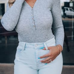 Southern Alternative Cool Horizons Bodysuit (Heather Grey) 2 Southern Alternative Cool Horizons Bodysuit (Heather Grey)