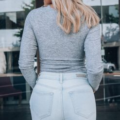 Southern Alternative Cool Horizons Bodysuit (Heather Grey) 3 Southern Alternative Cool Horizons Bodysuit (Heather Grey)