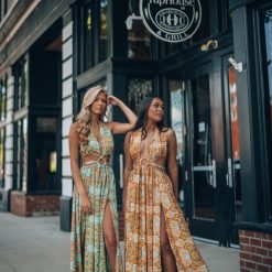 Southern Alternative Virgin Islands Maxi Dress (Green) Dresses