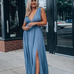Southern Alternative Luna Maxi Dress (Ocean) 4 Southern Alternative Luna Maxi Dress (Ocean)