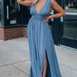 Southern Alternative Luna Maxi Dress (Ocean)