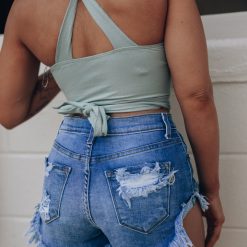 Southern Alternative Clothing Durham Cross Tank (Sage)