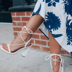 Southern Alternative Phoenix Strappy High Heel (White) Clothing