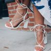 Southern Alternative Phoenix Strappy High Heel (White) Clothing