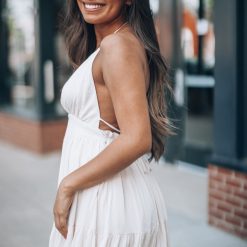 Southern Alternative Dresses Ryan Halter Mini Dress (Oatmeal) 6 Southern Alternative Dresses Ryan Halter Mini Dress (Oatmeal)