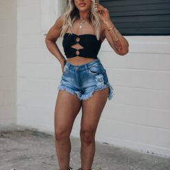 Southern Alternative Clothing Feels Like Summer Crop Top (Black) 2 Southern Alternative Clothing Feels Like Summer Crop Top (Black)