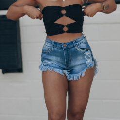 Southern Alternative Clothing Feels Like Summer Crop Top (Black) 5 Southern Alternative Clothing Feels Like Summer Crop Top (Black)