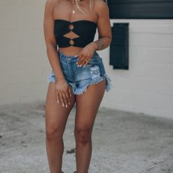 Southern Alternative Clothing Feels Like Summer Crop Top (Black) 6 Southern Alternative Clothing Feels Like Summer Crop Top (Black)