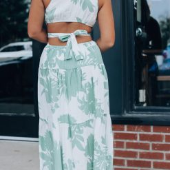 Southern Alternative Sunsational Cutout Midi Dress (Mint) 5 Southern Alternative Sunsational Cutout Midi Dress (Mint)