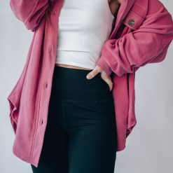 Southern Alternative Vanessa Fleece Button Up Jacket (Berry) 3 Southern Alternative Vanessa Fleece Button Up Jacket (Berry)