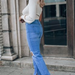 Southern Alternative Clothing Claudette Distressed Flare Jeans