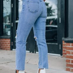 Southern Alternative Dream On Distressed Boyfriend Jeans