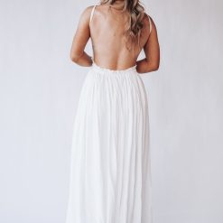 Southern Alternative Dresses Byron Bay Lace Maxi Dress (Ivory)