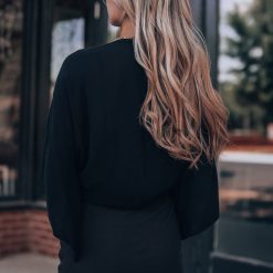 Southern Alternative Go With The Flow Wrap Top (Black) Blouses + Tops 6 Southern Alternative Go With The Flow Wrap Top (Black) Blouses + Tops