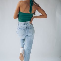 Southern Alternative Allure Halter Bodysuit (Forest) 5 Southern Alternative Allure Halter Bodysuit (Forest)