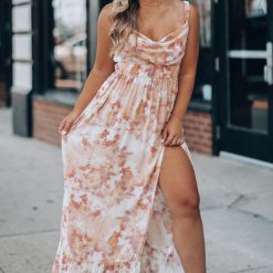 Southern Alternative Dragonfly Cowl Neck Maxi Dress Dresses