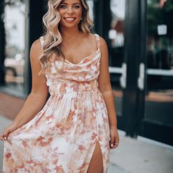 Southern Alternative Dragonfly Cowl Neck Maxi Dress Dresses