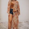 Southern Alternative Field Of Flowers Kimono