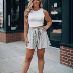 Southern Alternative Better Now Ribbed Crop Top (Ivory) Crop Tops