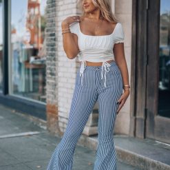 Southern Alternative Clothing Sunny Days Ahead Ruched Crop Top