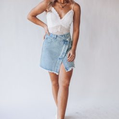 Southern Alternative Come Away With Me Denim Skirt Skirts