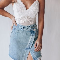 Southern Alternative Come Away With Me Denim Skirt Skirts