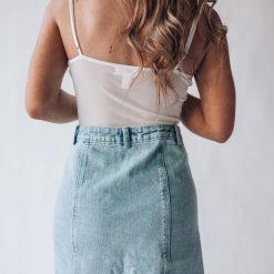 Southern Alternative Come Away With Me Denim Skirt Skirts