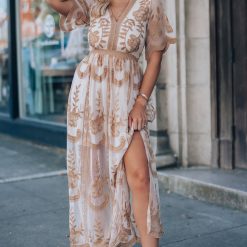 Southern Alternative Clothing Florence Embroidered Maxi Dress 2 Southern Alternative Clothing Florence Embroidered Maxi Dress